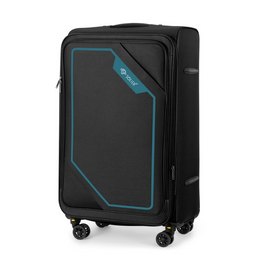 Medium soft luggage M 23'' Solier STL2240 black-green