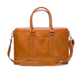 Men's leather shoulder laptop bag SL02 ABERDEEN