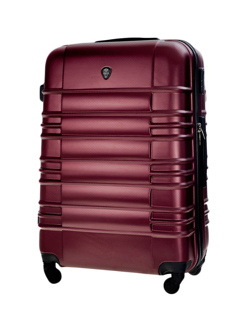 it burgundy suitcase