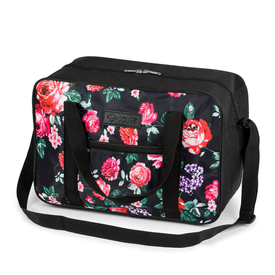 Cabin luggage Solier STB01 40x30x20 FLOWER