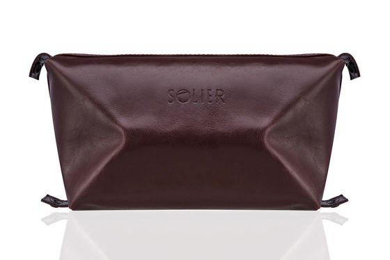 Elegant leather men's beauty bag SOLIER PERTH