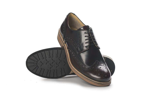 Genuine leather elegant Brogue Shoes Solier M891BD