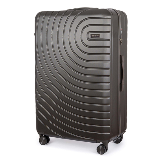 LARGE SUITCASE XL 26' STL945 ABS DARK GREY