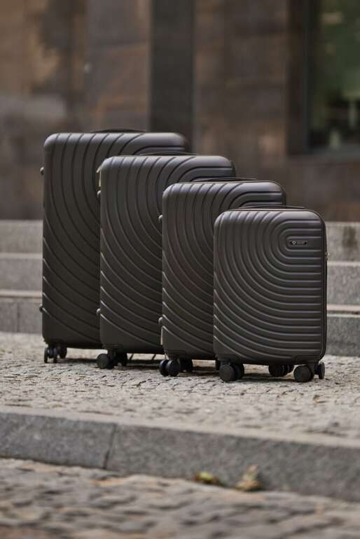 LARGE SUITCASE XL 26' STL945 ABS DARK GREY