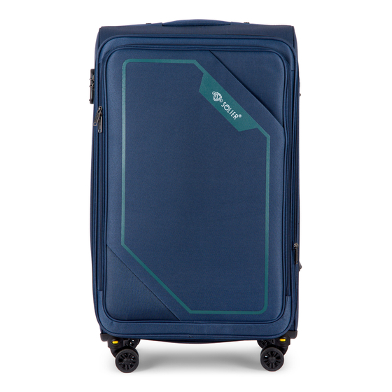 Large soft luggage L 26'' Solier STL2240  navy-green