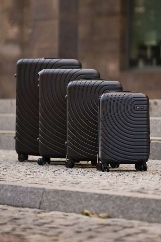 MEDIUM SUITCASE 22' STL945 ABS DARK GREY