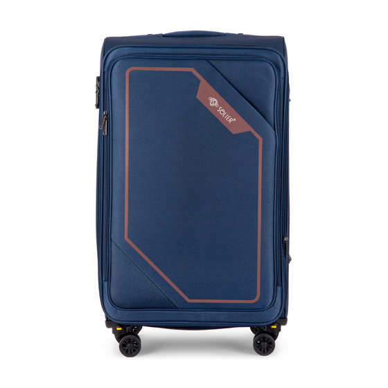 Medium soft luggage M 23'' Solier STL2240 navy-brown