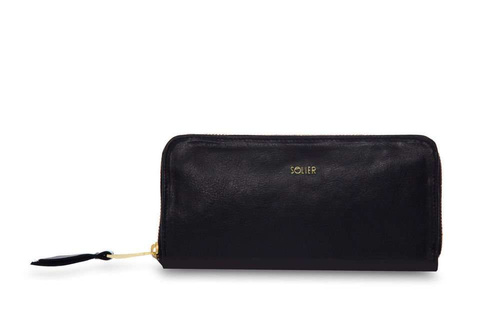 Personalised Women's leather wallet Solier P02