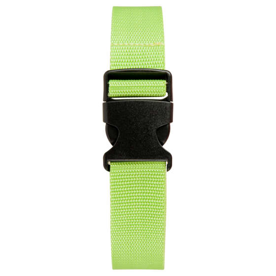 Security luggage strap set for suitcase SA50 lime