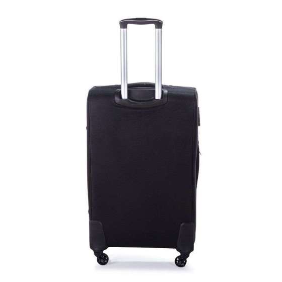 Soft luggage set Solier STL1316 black-red