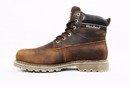 BROWN GENUINE LEATHER WALKING BOOTS