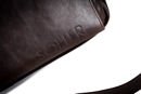 Brown leather shoulder laptop bag Solier Rothen SL30 