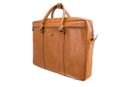 Cogniac leather shoulder laptop bag KILBRIDGE