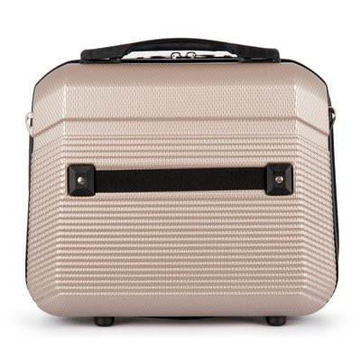 Cosmetic travel case ABS STL945 champagne