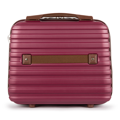 Cosmetic travel case ABS STL957 burgundy