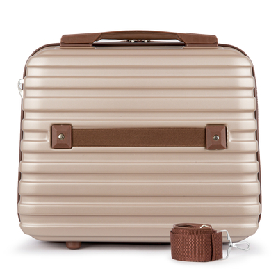 Cosmetic travel case ABS STL957 champagne