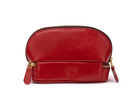 Elegant genuine leather women's beauty bag FK02 Solier red