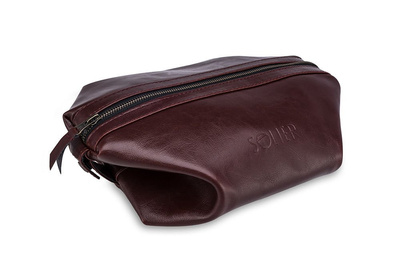 Elegant leather men's beauty bag SOLIER PERTH