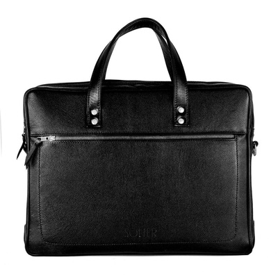 GENUINE LEATHER SHOULDER BAG SL05 NEWBRIDGE BLACK