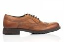 Genuine leather men's Brogue Shoes brown