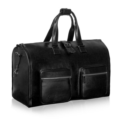 Genuine leather men's garment bag SL18 Harlow black