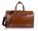 Genuine leather men's garment bag SL18 Harlow vintage brown