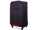 Large soft luggage L Solier STL1311 black-red