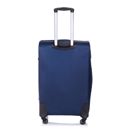 Large soft luggage L Solier STL1316 navy-brown