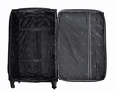 Large soft luggage L Solier STL1651 black-green