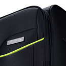 Large soft luggage L Solier STL1651 black-green