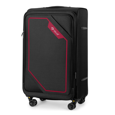 Large soft luggage XL 29'' Solier STL2240 black-red