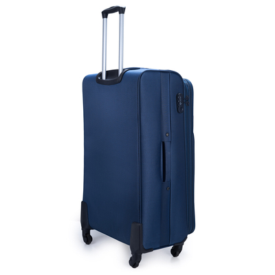 Large soft luggage XL Solier STL1651 navy-coffee