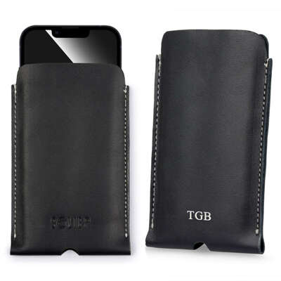 Leather case for IPhone 13/14 Solier SA57 black