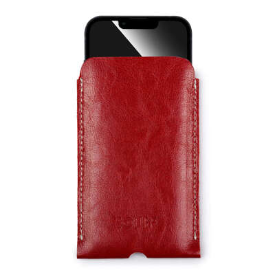 Leather case for IPhone 13/14 Solier SA57 red