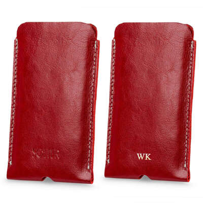 Leather case for IPhone 13/14 Solier SA57 red