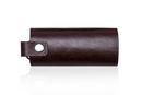 Leather men's key holder SOLIER SA11 BROWN/MAROON