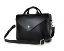 Leather woman's laptop bag FL15 Positano black