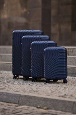 MEDIUM SUITCASE 22' STL945 ABS DARK GREY