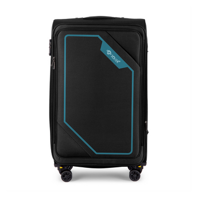 Medium soft luggage M 23'' Solier STL2240 black-green