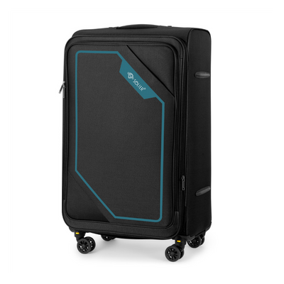 Medium soft luggage M 23'' Solier STL2240 black-green