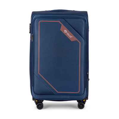 Medium soft luggage M 23'' Solier STL2240 navy-brown