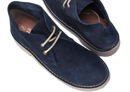 Men's stylish leather suede Chukka shoes/boots navy