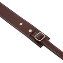 Personalised camera neck strap straight SA49 brown vintage