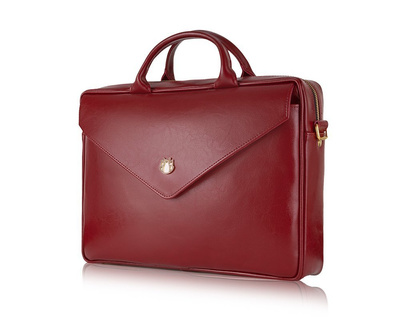 Personalised genuine leather women's laptop bag FL15