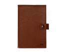 Personalised leather cover for notebook calendar Solier SA41 vintage brown