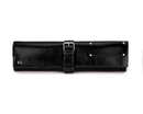 Personalised leather knife case Solier SA44 black