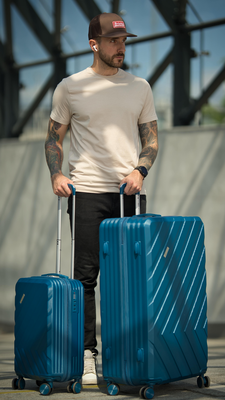 SMALL SUITCASE | STL945 ABS DARK GREY