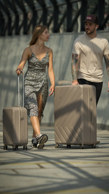 SMALL SUITCASE | STL945 ABS DARK GREY