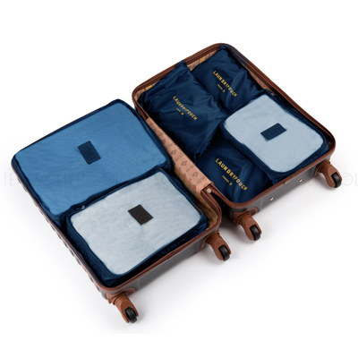 Suitcase organiser set 6 items Solier SA55 navy