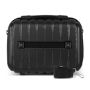 Travel suitcase set Travel case + medium suitcase 22' ABS STL902 black